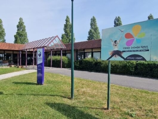 Facade avant de l'espace socioculturel de la lys