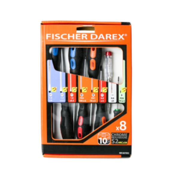 Jeu de Tournevis x8 - FISHER DAREX